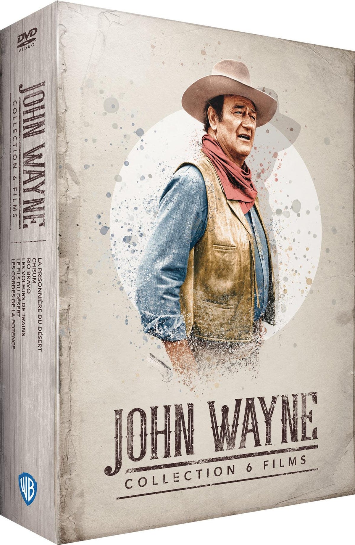 John Wayne - 6 films : La prisonnière du désert + Chisum + Rio Bravo + Voleurs de trains + Le fils du désert + Les cordes de la potence [DVD]