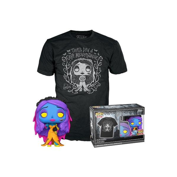 Funko Pop! & Tee: Corpse Bride - Emily (Blacklight) - M - flash vidéo