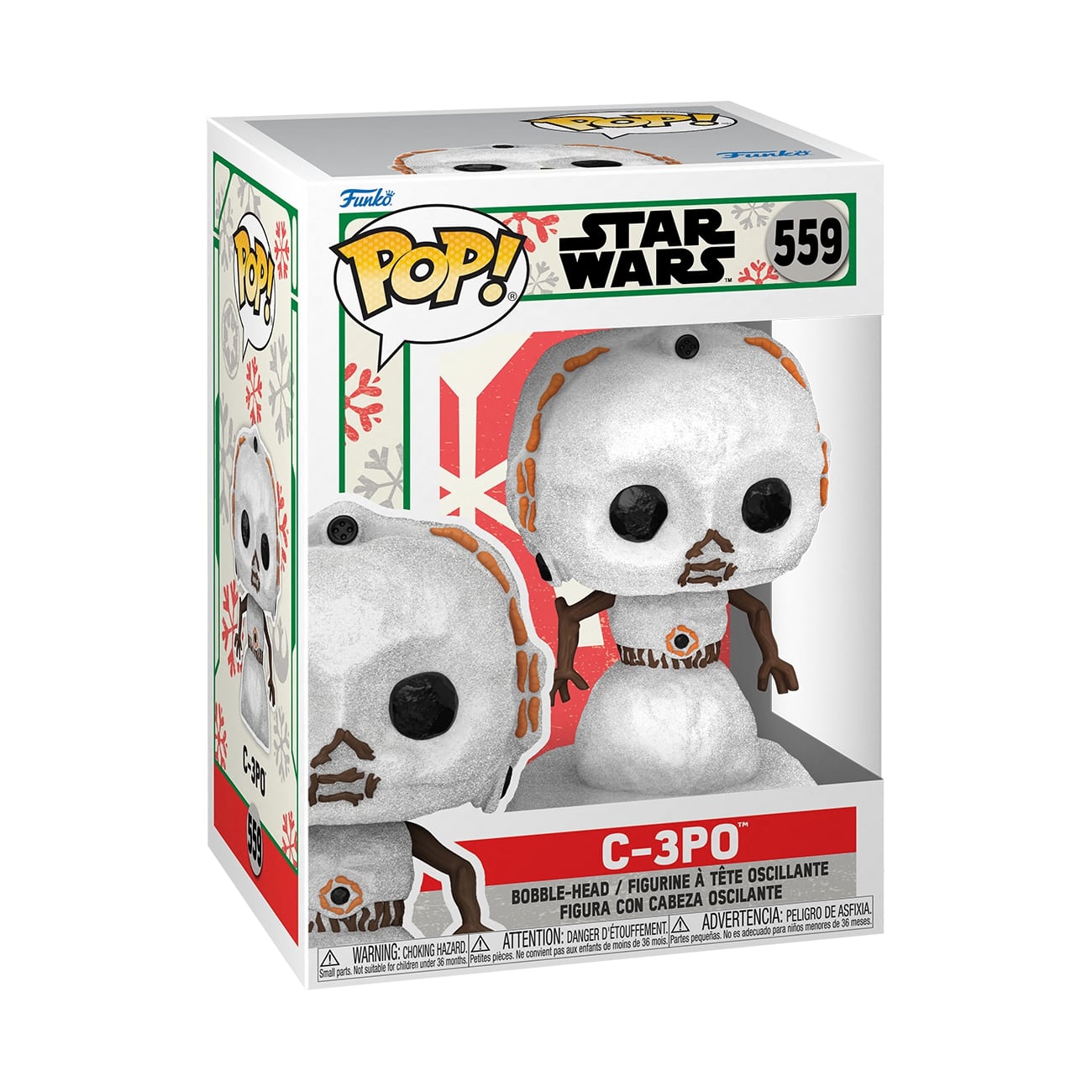 Funko Pop! Star Wars: Holiday - Snowman C-3PO - flash vidéo