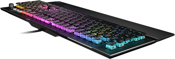 Roccat - Clavier de jeu mécanique Vulcan 121 avec éclairage RGB - Disposition AZERTY française - flash vidéo