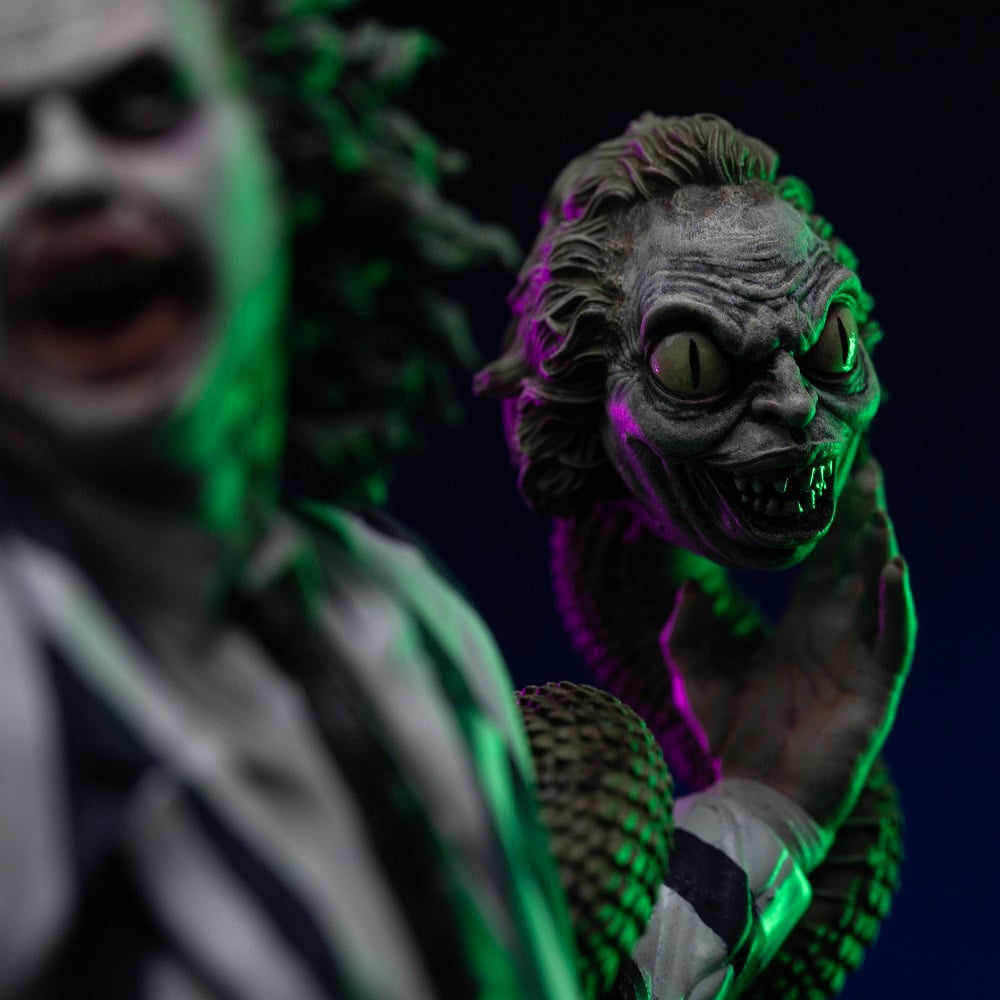 Iron Studios - Art Scale 1/10 - Beetlejuice Beetlejuice - Beetlejuice Statue 18cm - flash vidéo