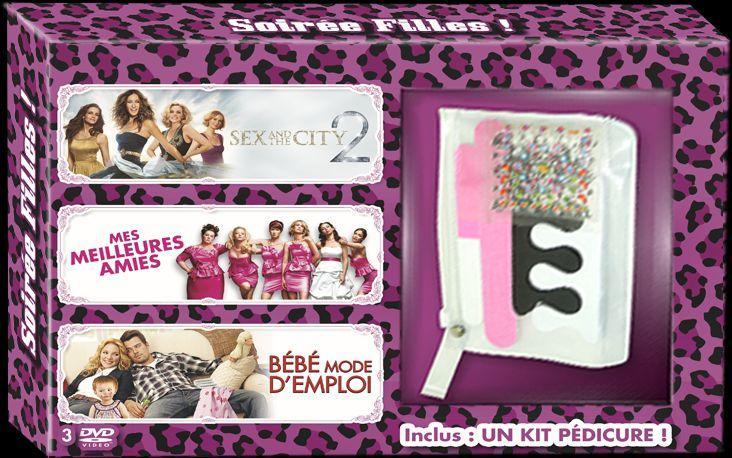 Soirée filles - Sex and the City 2 + Bébé mode d'emploi + Mes meilleures amies [DVD]
