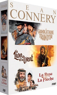 Sean Connery : La Grande Attaque du train d'or + Le Lion et le vent + La Rose et la flèche [DVD]