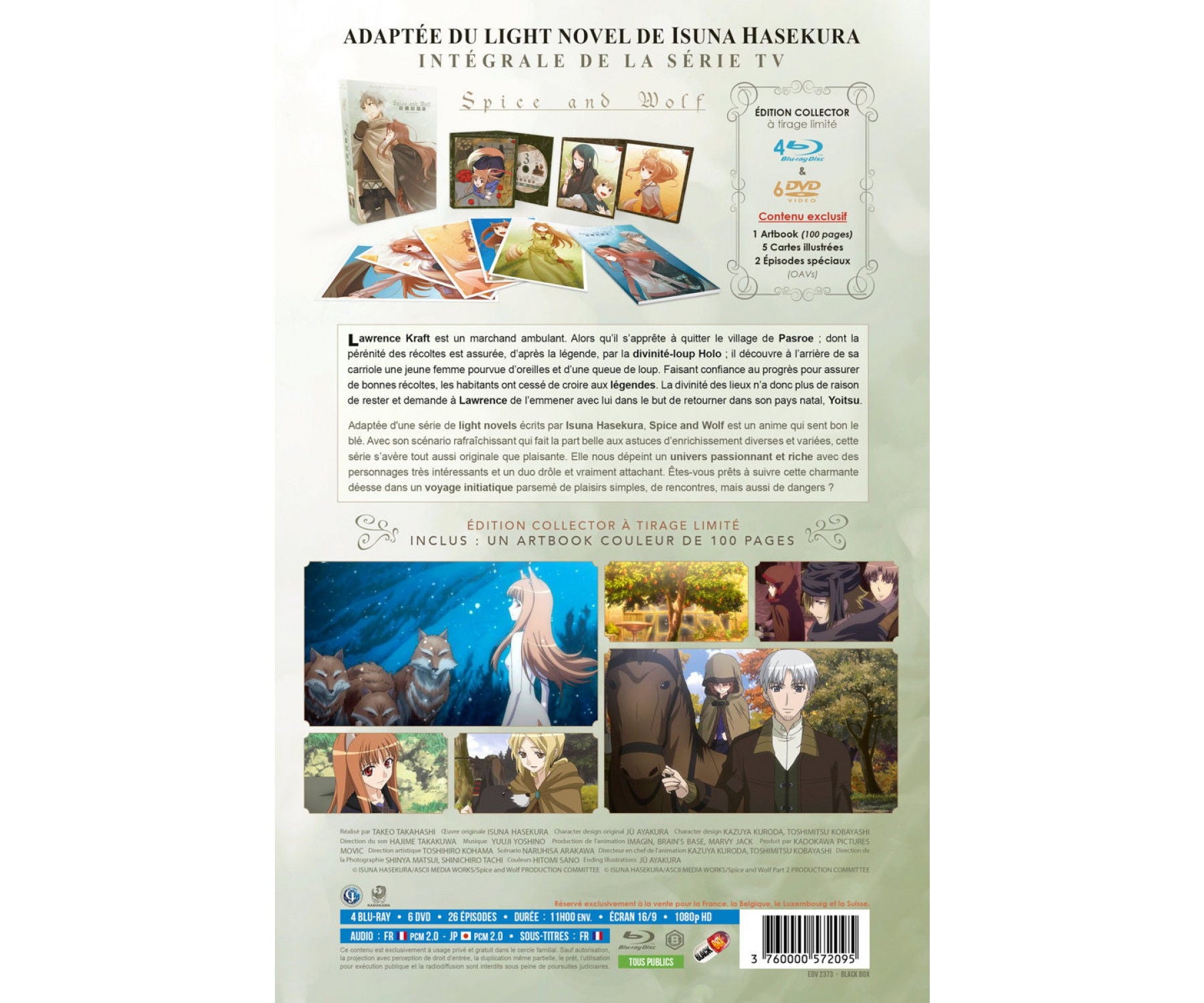 Spice and Wolf - Intégrale (Saisons 1 et 2 + 2 OAV) - Edition Collector Limitée - Combo Blu-ray + DVD