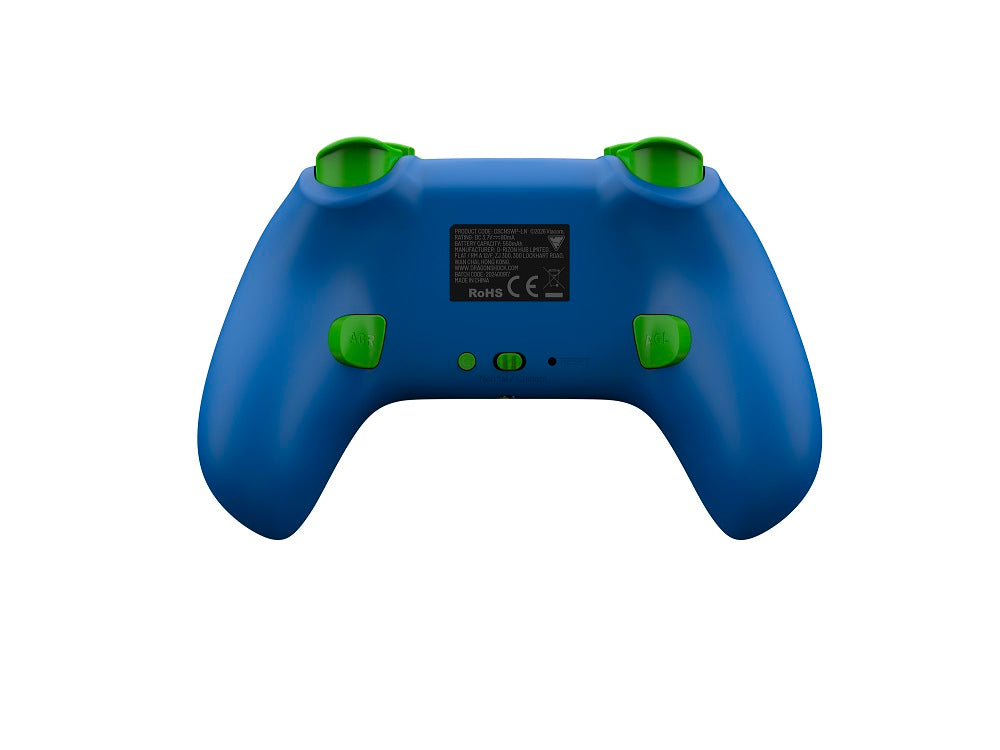 DragonShock - Manette sans fil Bluetooth PopTop+ TMNT Cowabunga Leonardo pour Switch, Switch 2, PC et Mobile