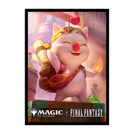 Ultra Pro - Magic: The Gathering - Universes Beyond: Final Fantasy - Sachet de 100 protèges cartes standard Stiltzkin, Moogle Merchant (63 x 89 mm)
