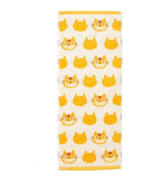 Ghibli - Mon Voisin Totoro - Serviette Silhouette Chat-Bus 33x80cm - flash vidéo