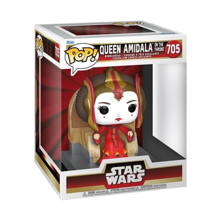 Funko Pop! Deluxe: Star Wars: Episode I - The Phantom Menace 25th Anniversary - Amidala on Throne - flash vidéo