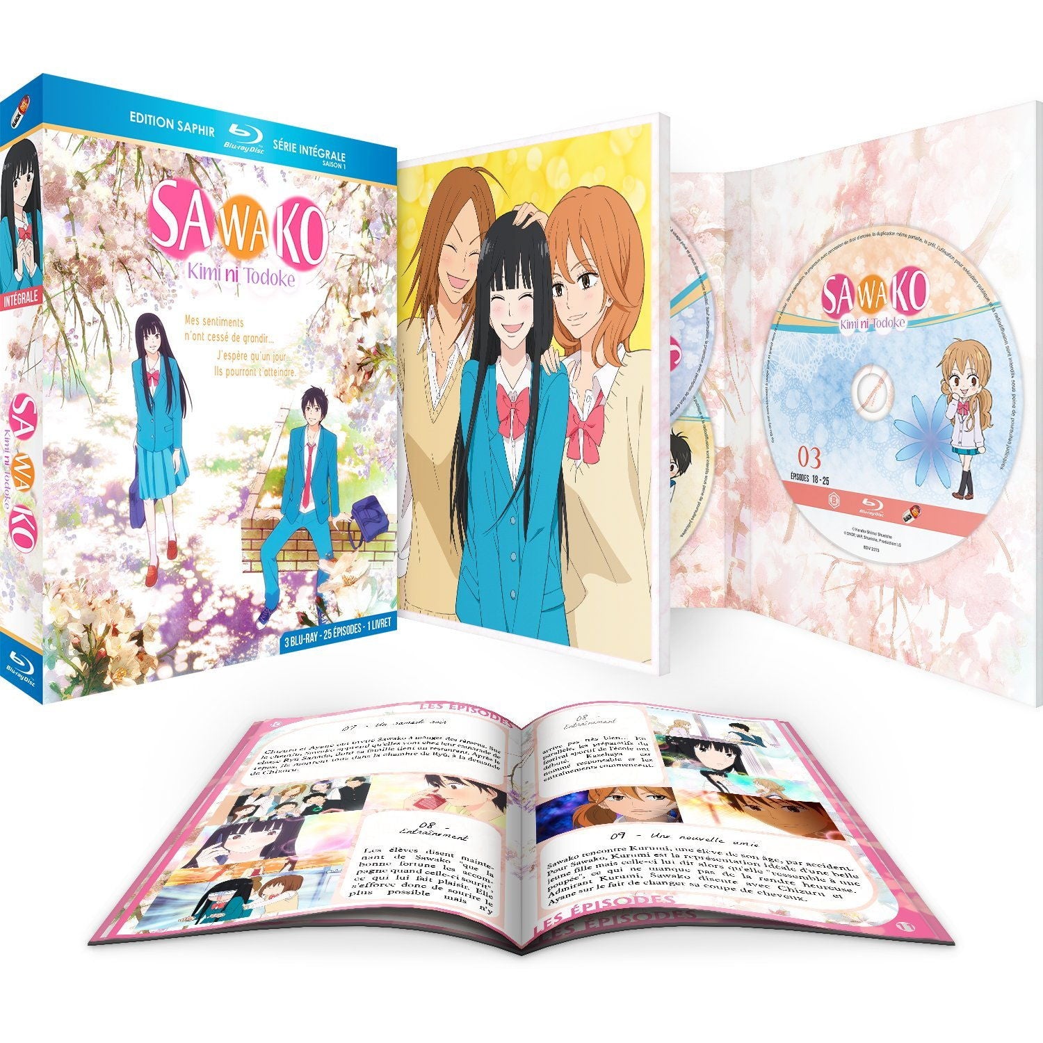 Kimi ni Todoke (Sawako) - Saison 1 - Coffret Blu-ray + Livret - Edition Saphir