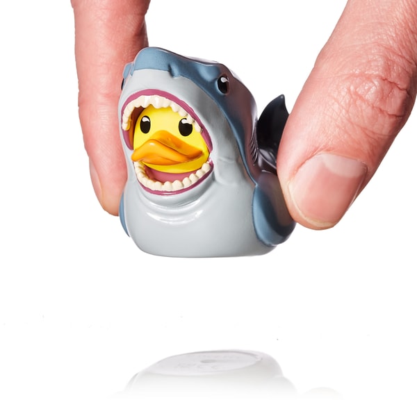 Numskull - Mini TUBBZ Canard de bain - Les Dents de la mer - Bruce (Édition baignoire) - flash vidéo
