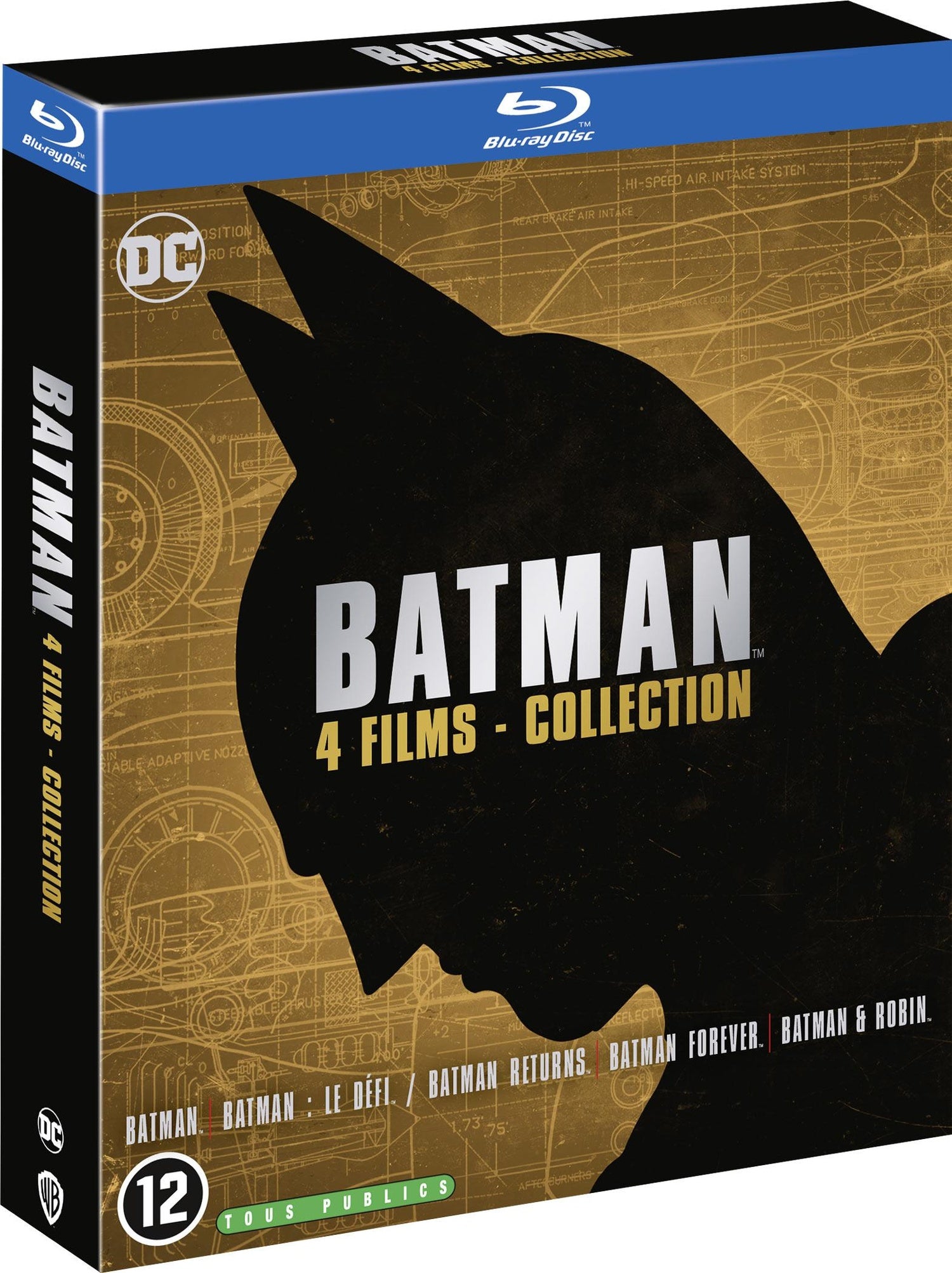 Batman - 4 films collection 1989-1997 [Blu-ray]