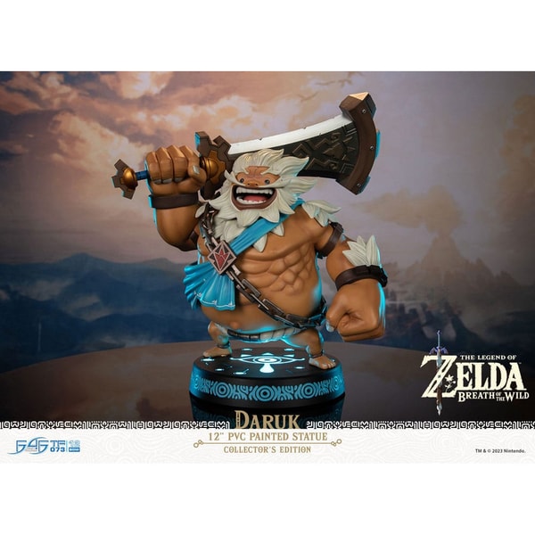 First 4 Figures - The Legend of Zelda : Breath of the Wild - Daruk Statue Edition Collector 29cm - flash vidéo
