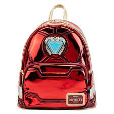 Loungefly: Marvel - Iron Man 15th Anniversary Cosplay Mini Backpack - flash vidéo