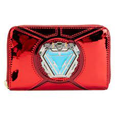 Loungefly: Marvel - Iron Man 15th Anniversary Cosplay Zip Around Wallet - flash vidéo
