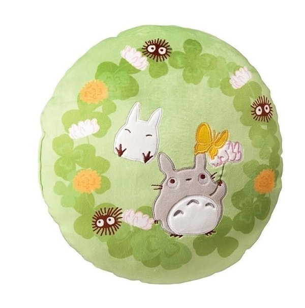 Ghibli - Mon Voisin Totoro - Coussin Totoro Trèfle 35cm - flash vidéo