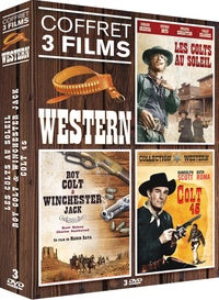 Western n° 1 - Coffret 3 films : Les colts au soleil +  Roy Colt & Winchester Jack + Colt 46 [DVD]
