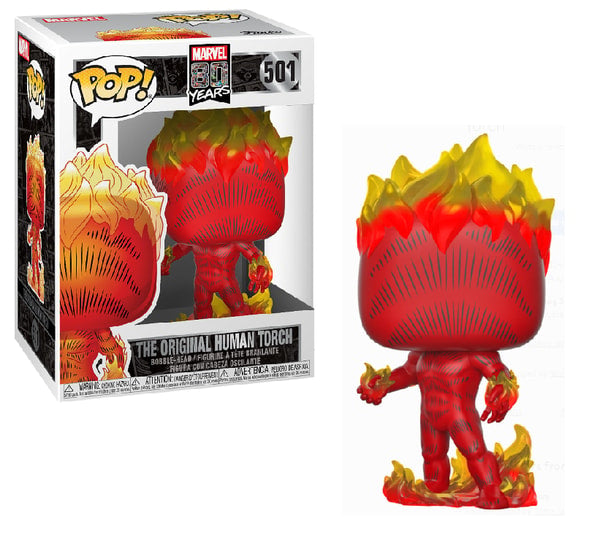 Funko POP! Marvel 80th Anniversary First Appearance Human Torch ENG Merchandising - flash vidéo