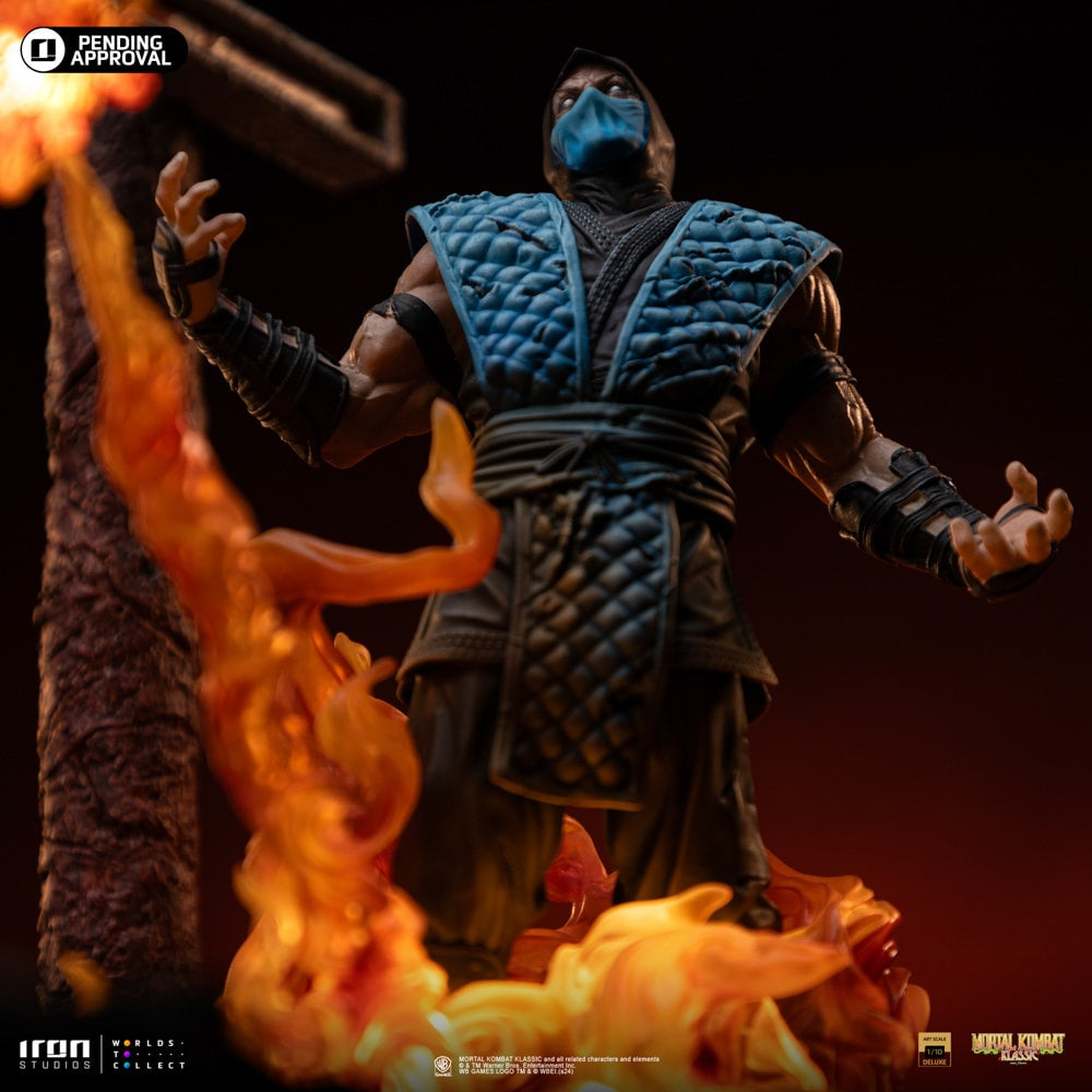 Iron Studios - Deluxe Art Scale 1/10 - Mortal Kombat - Fatality Scorpion vs Sub-Zero Statue 27cm - flash vidéo