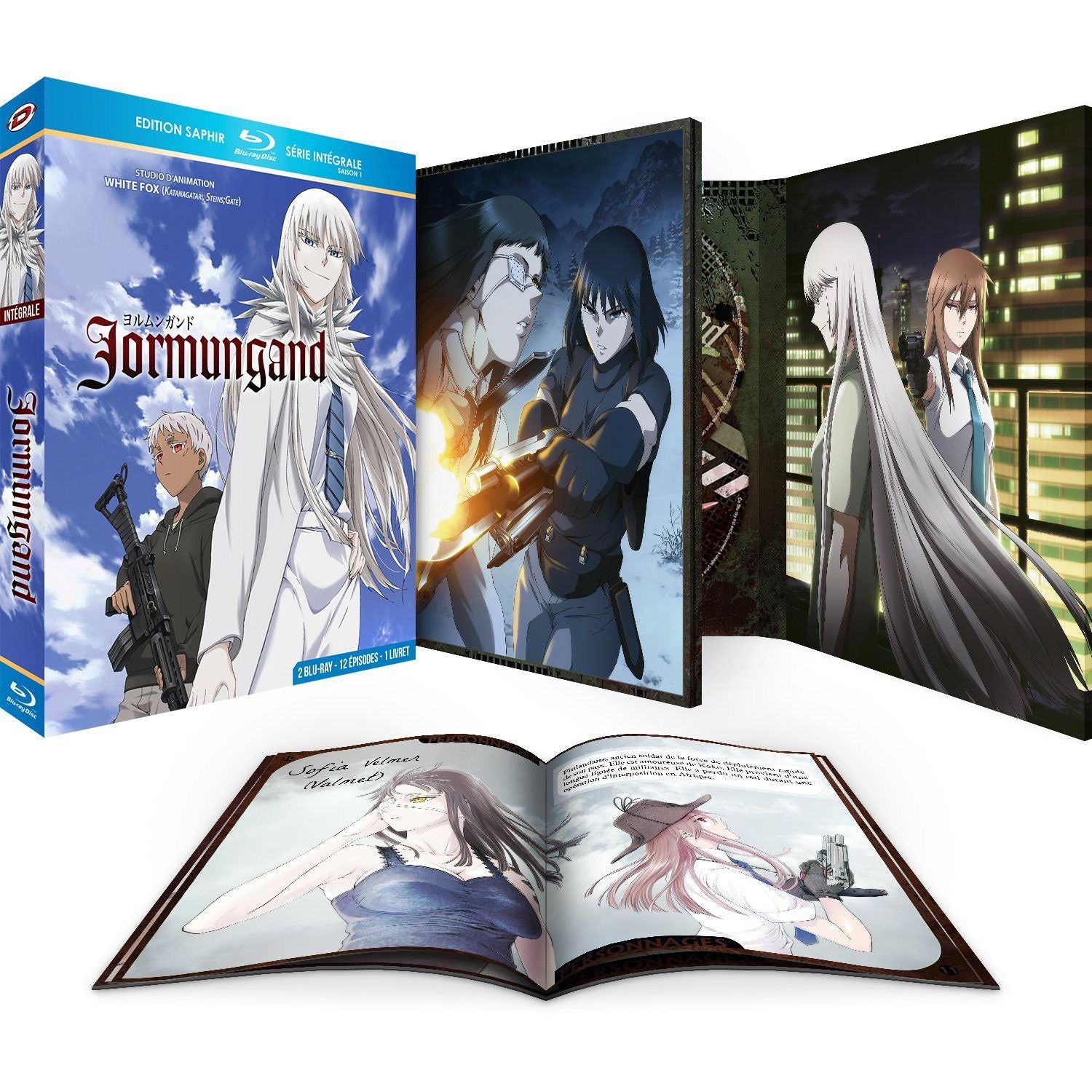 Jormungand - Intégrale des 2 Saisons - Edition Saphir - 2 Coffrets Blu-ray + 2 livrets