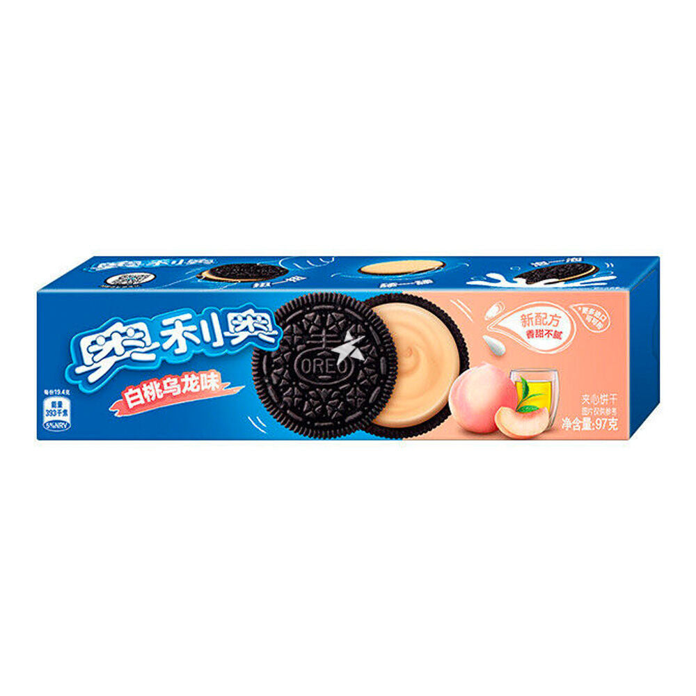 Oreo - Parfum Pêche Blanche et Thé Oolong 97gr (carton de 24 paquets)