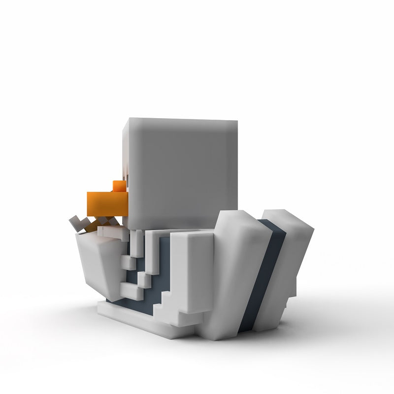 Numskull - TUBBZ Canard de bain - Minecraft - Squelette (Première Édition) - 9cm