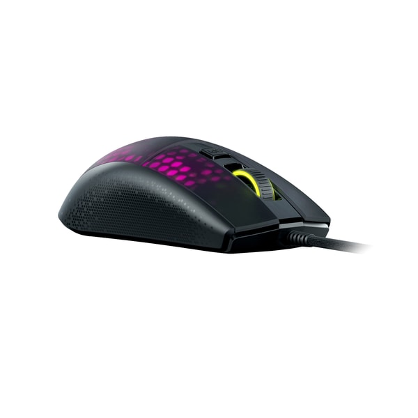 Roccat - Souris de jeu filaire optique ultralégère Burst Pro Noire - flash vidéo