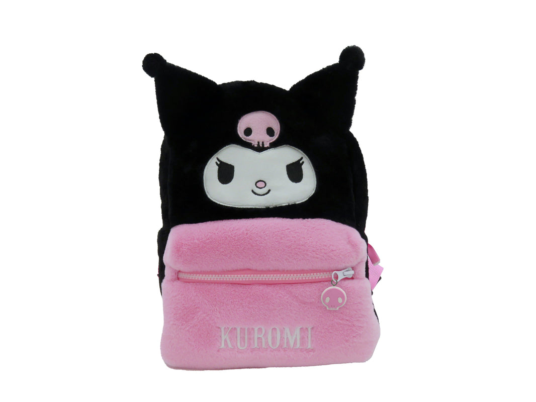 Sanrio - Sac à dos en peluche Kuromi