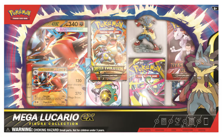 Pokémon TCG: Mega Lucario ex Figure Collection