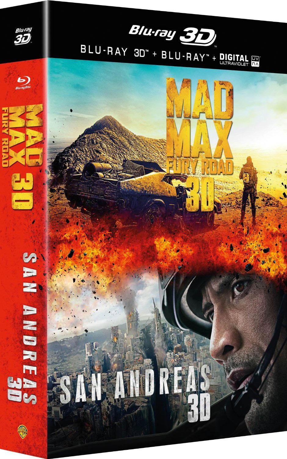 San Andreas + Mad Max : Fury Road [Blu-ray 3D]