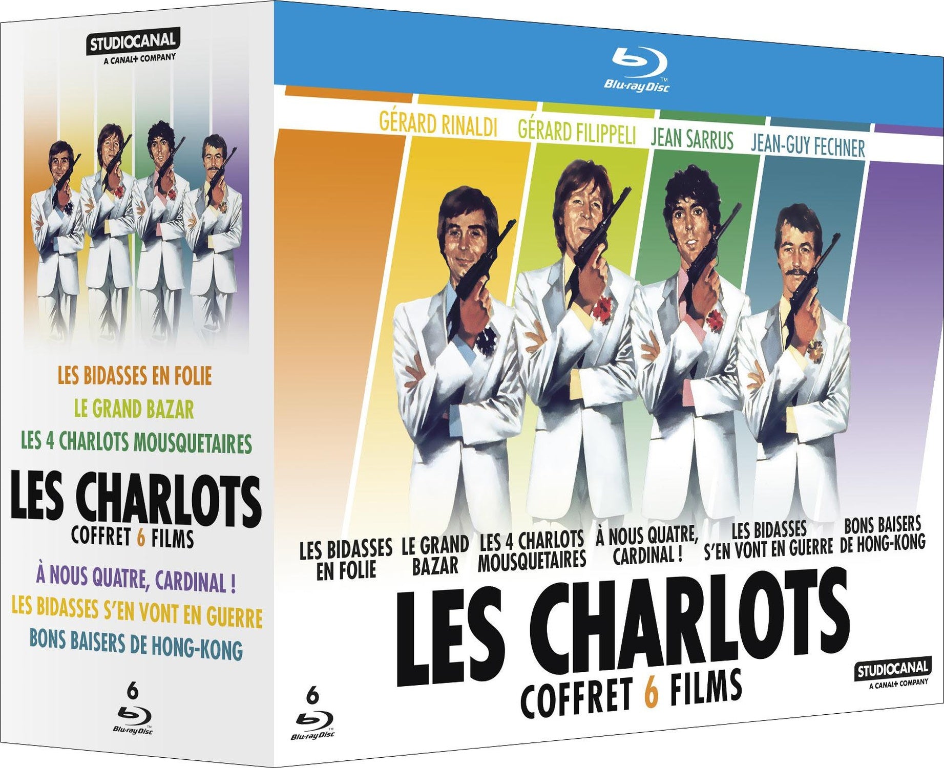 Les Charlots - Coffret 6 films [Blu-ray]