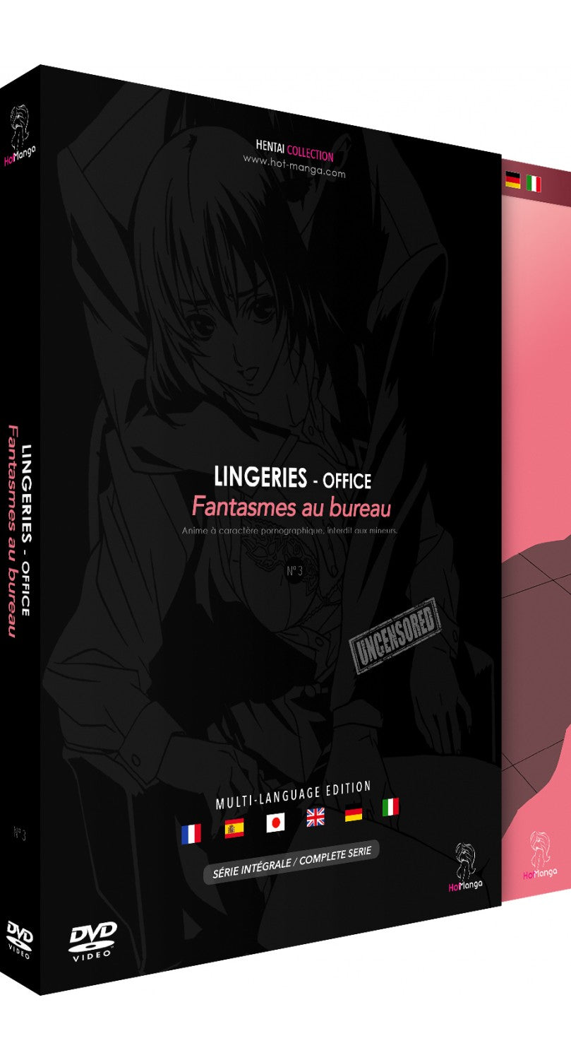 Lingeries : Fantasmes au bureau - Intégrale (3 OAV) - DVD - Version non censurée - Hentai