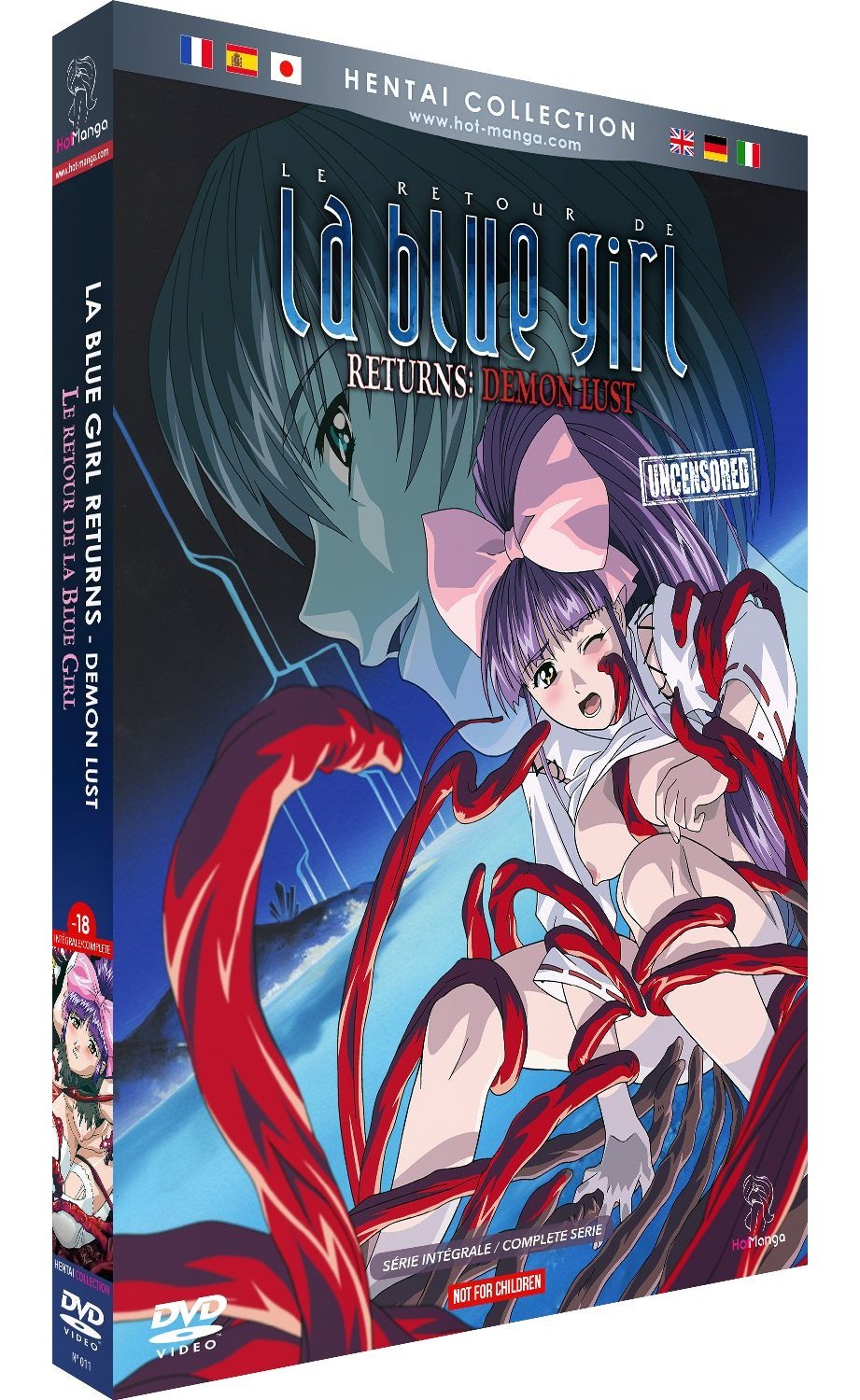 La Blue Girl Returns (Le Retour de La Blue Girl) - Intégrale (Hentai) - DVD
