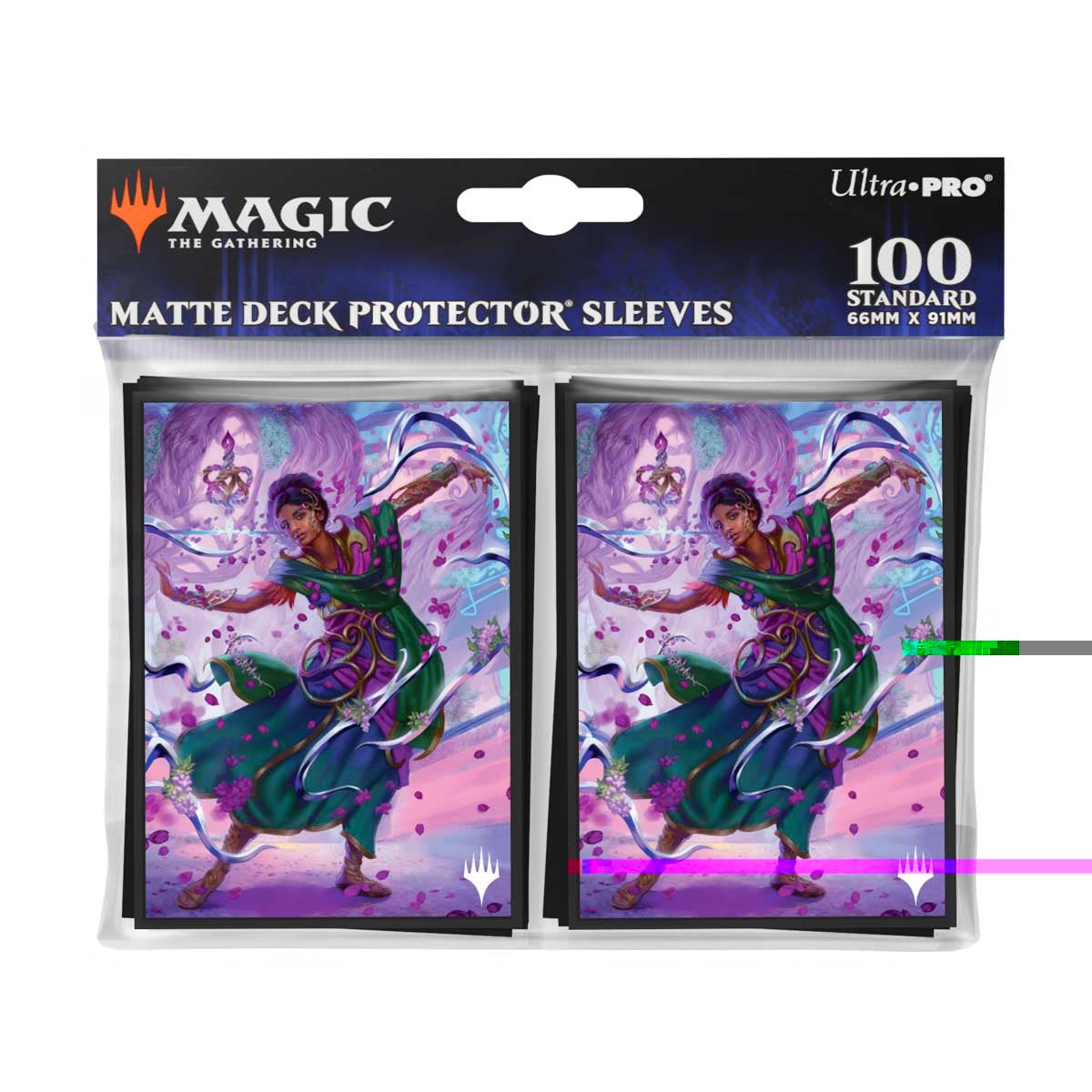 Ultra Pro - Magic: The Gathering - Aetherdrift - Sachet de 100 protèges cartes standard Avishkar, Living Energy (66 x 91 mm) - flash vidéo