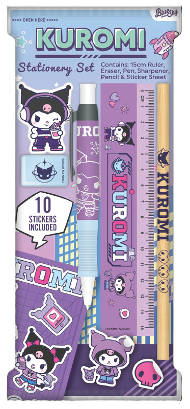 Kuromi - Set de Papeterie 6pcs