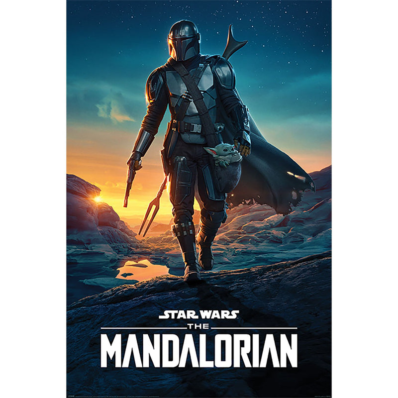 PL 33 - Star Wars: Le Mandalorien (Nightfall) - Maxi Poster 91x61cm