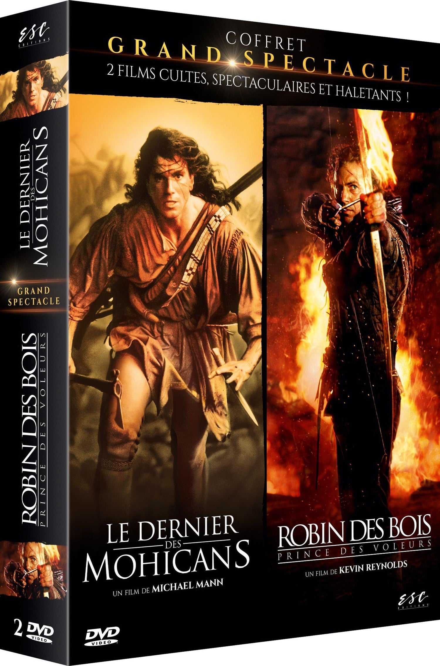 Le Dernier des Mohicans + Robin des Bois, prince des voleurs [DVD]