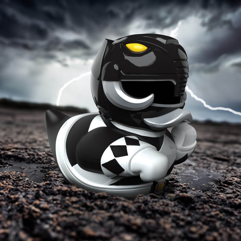 TUBBZ Canard de bain - Mighty Morphin Power Rangers - Ranger Noir (Première Édition)