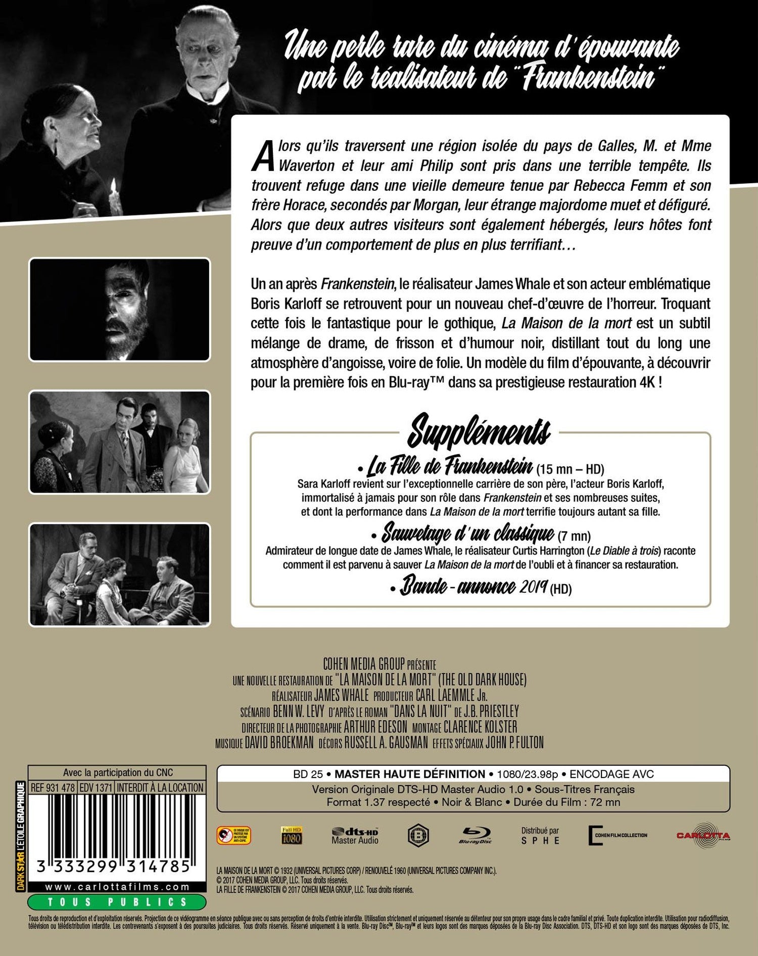 La Maison de la mort [Blu-ray]