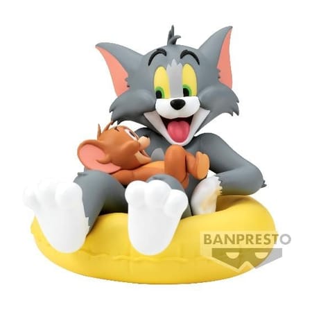 Tom & Jerry - Figure Collection - Tom and Jerry "Enjoy Float" Statue 10cm - flash vidéo