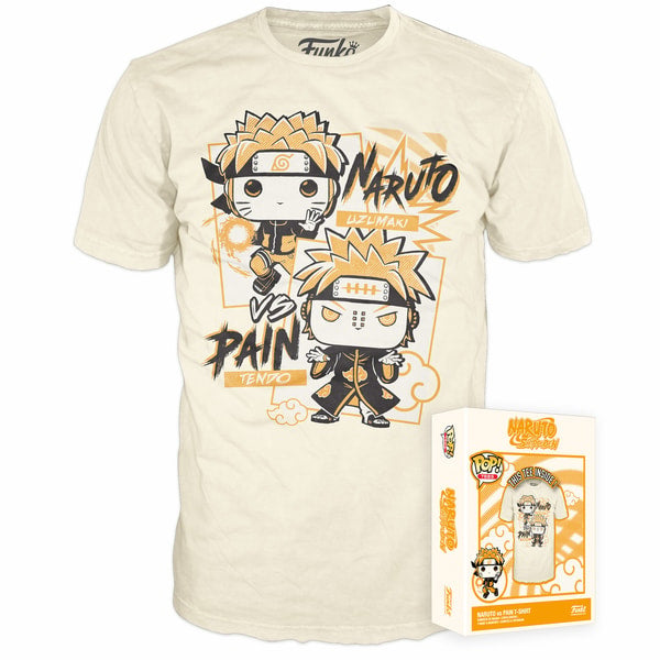 Funko NEWBoxed Tee: Naruto Shippuden - Naruto vs Pain - XL - flash vidéo