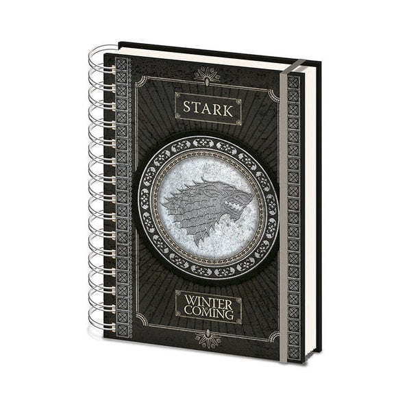 HBO - Game of Thrones - Cahier Premium A5 Stark - flash vidéo