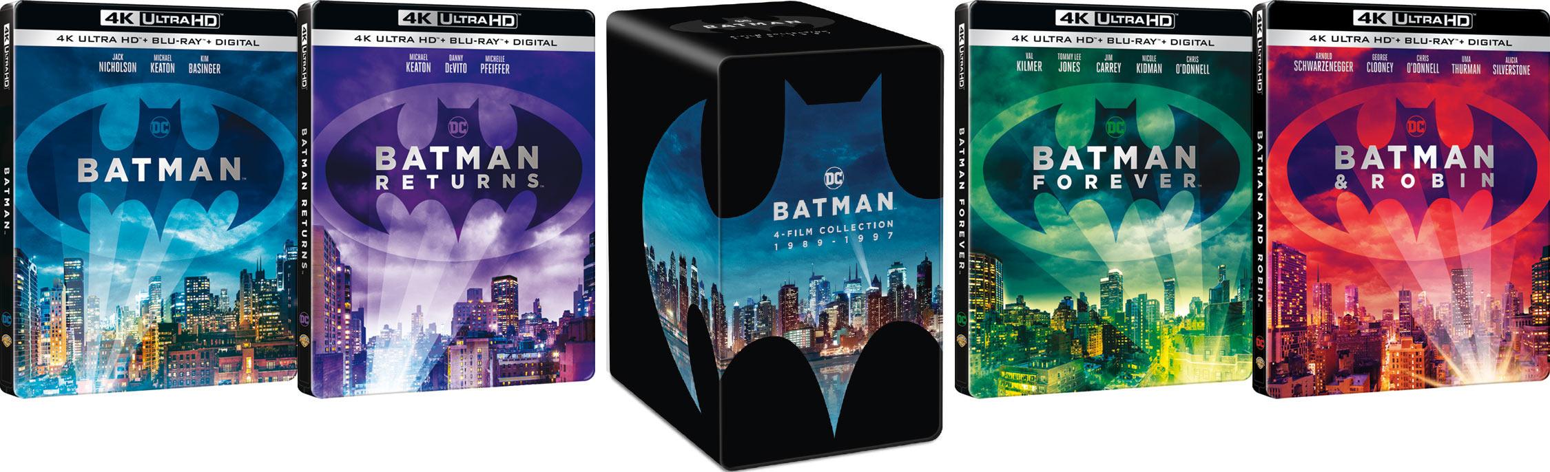 Batman - 4 films collection 1989-1997 [4K Ultra HD]