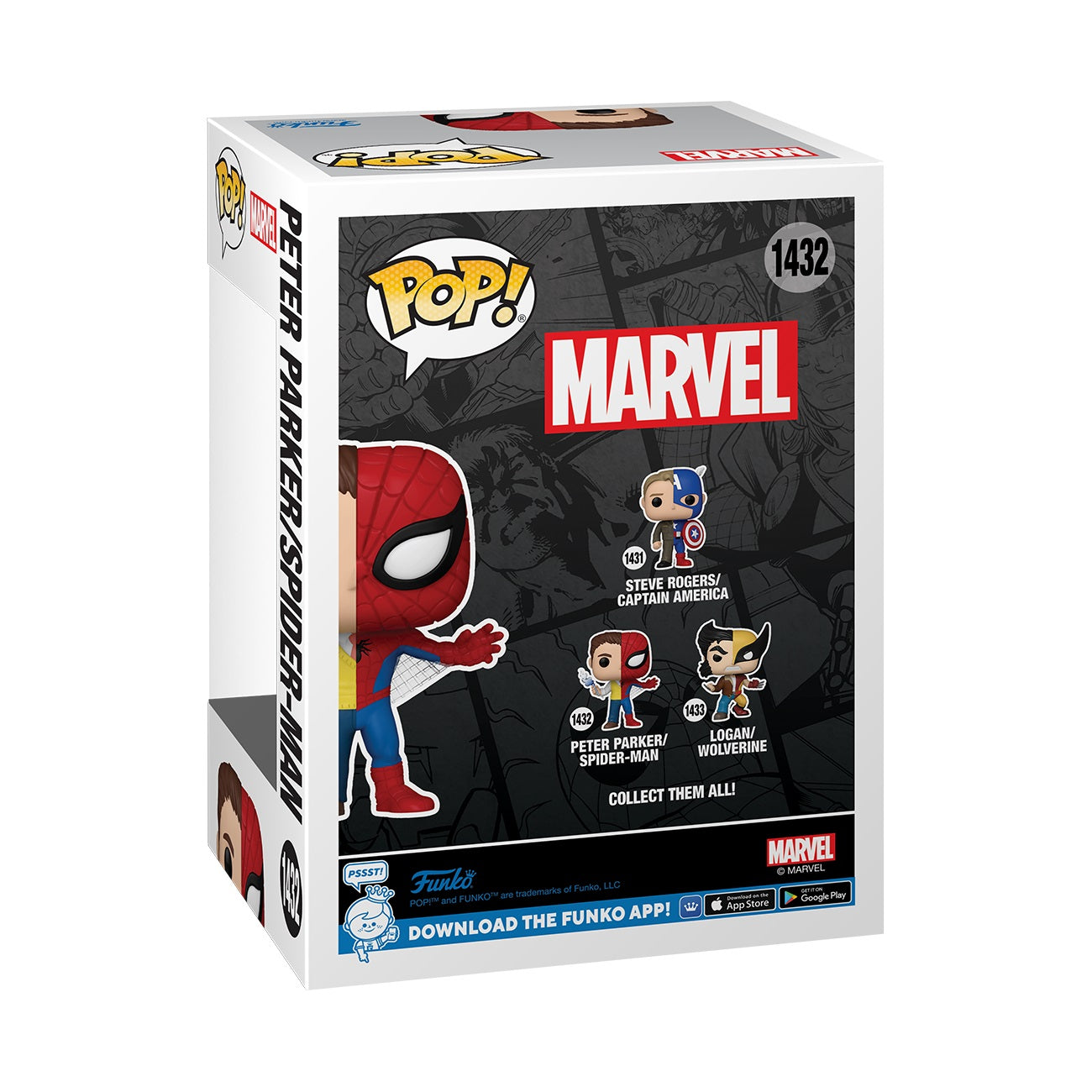 Funko Pop! Marvel: Split - Spider-Man / Peter Parker - flash vidéo