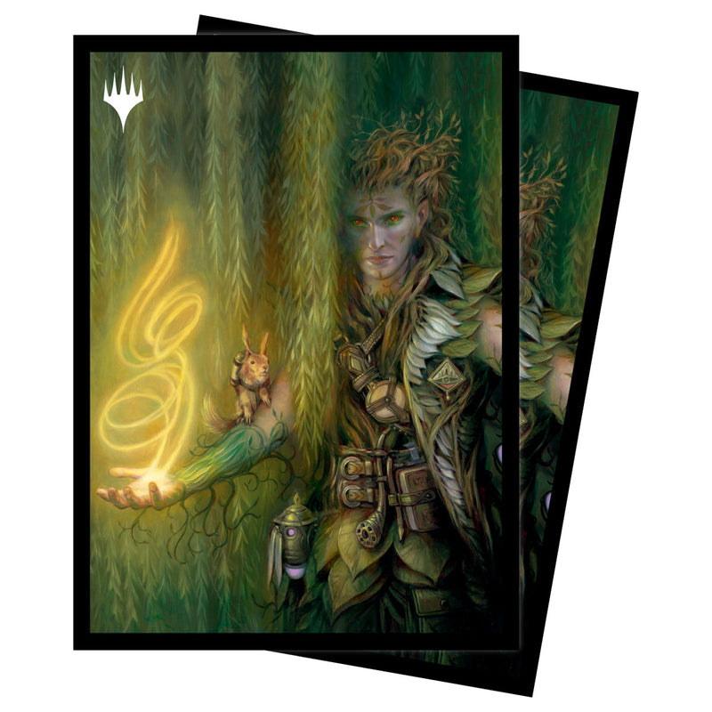 Ultra Pro - Magic: The Gathering - Murders at Karlov Manor - Sachet de 100 protèges cartes standard - Kaust, les yeux de la clairière (63 x 89 mm)