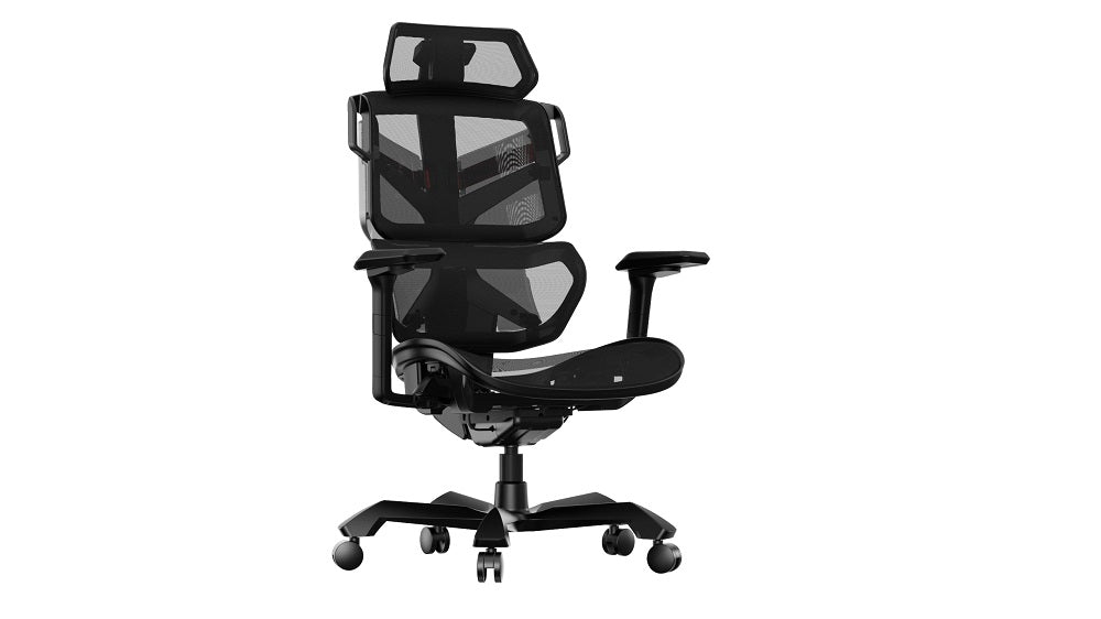 TGIF Gaming - Chaise de bureau ergonomique avec accoudoir 6D ACE Game Noire