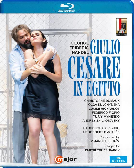 Haendel : Giulio Cesare in Egitto. Dumaux, Kulchynska, Richardot, Fiorio, Mynenko, Zhilikhovsky, Haïm, Tcherniakov. [Blu-ray]