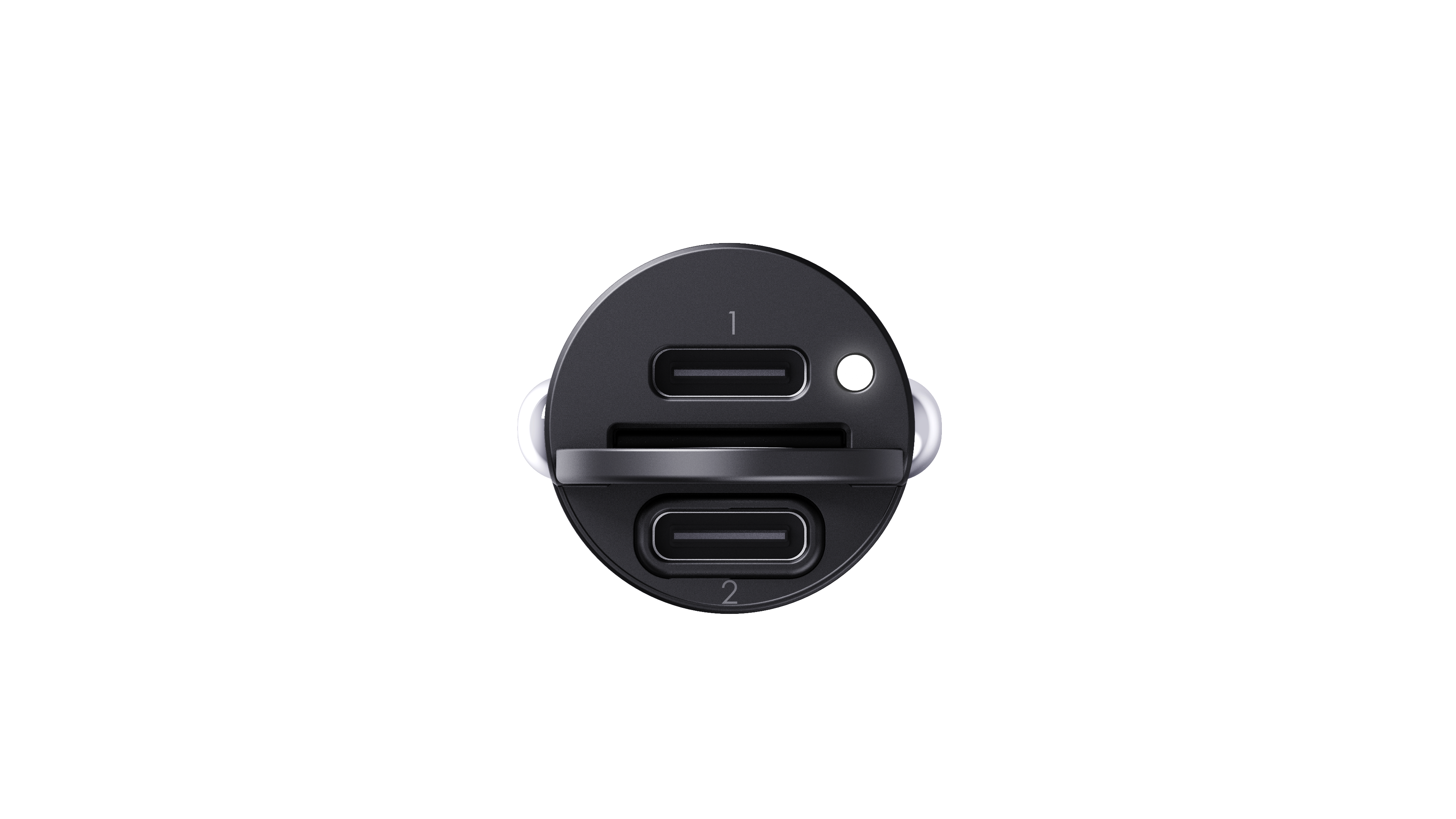 Aukey - Chargeur de voiture USB-C 30W à 2 ports Nano Series - flash vidéo