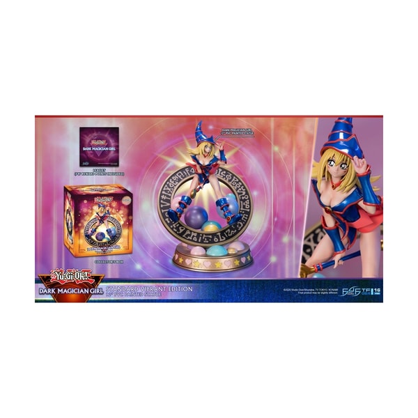 First 4 Figures - Yu-Gi-Oh! - Magicienne des Ténébres Vibrante Statue Edition Standard 30cm - flash vidéo