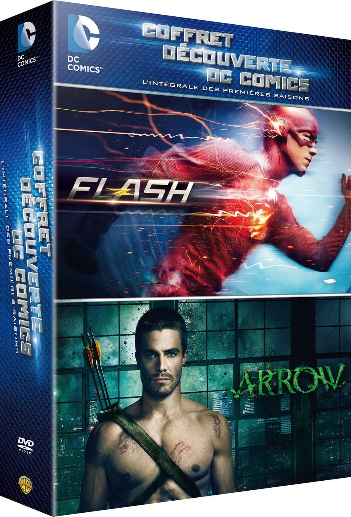 Coffret découverte DC Comics, l'intégrale des premières saisons : Flash + Arrow [DVD]