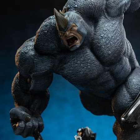 Iron Studios - BDS Art Scale 1/10 - Spider-Man Vs Villains - Rhino Statue 26cm - flash vidéo